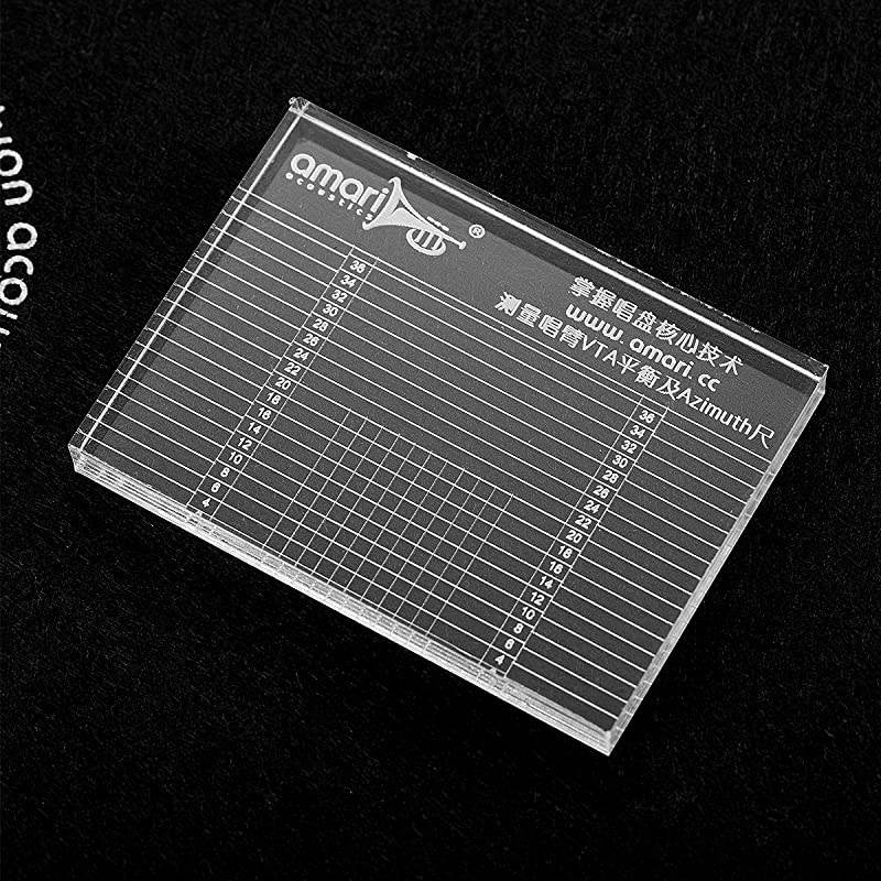 HiFi Tonearm VTA Cartridge Azimuth Alignment Ruler Headshell Alignment Block