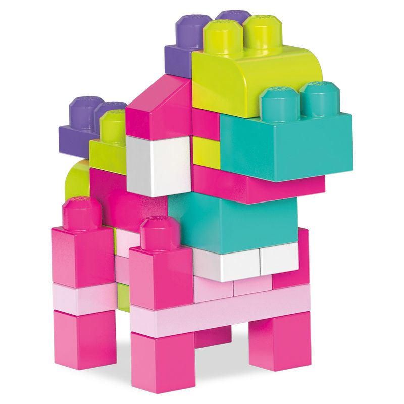 Mega Bloks First Builders Big Building Bag Construction Set - Pink