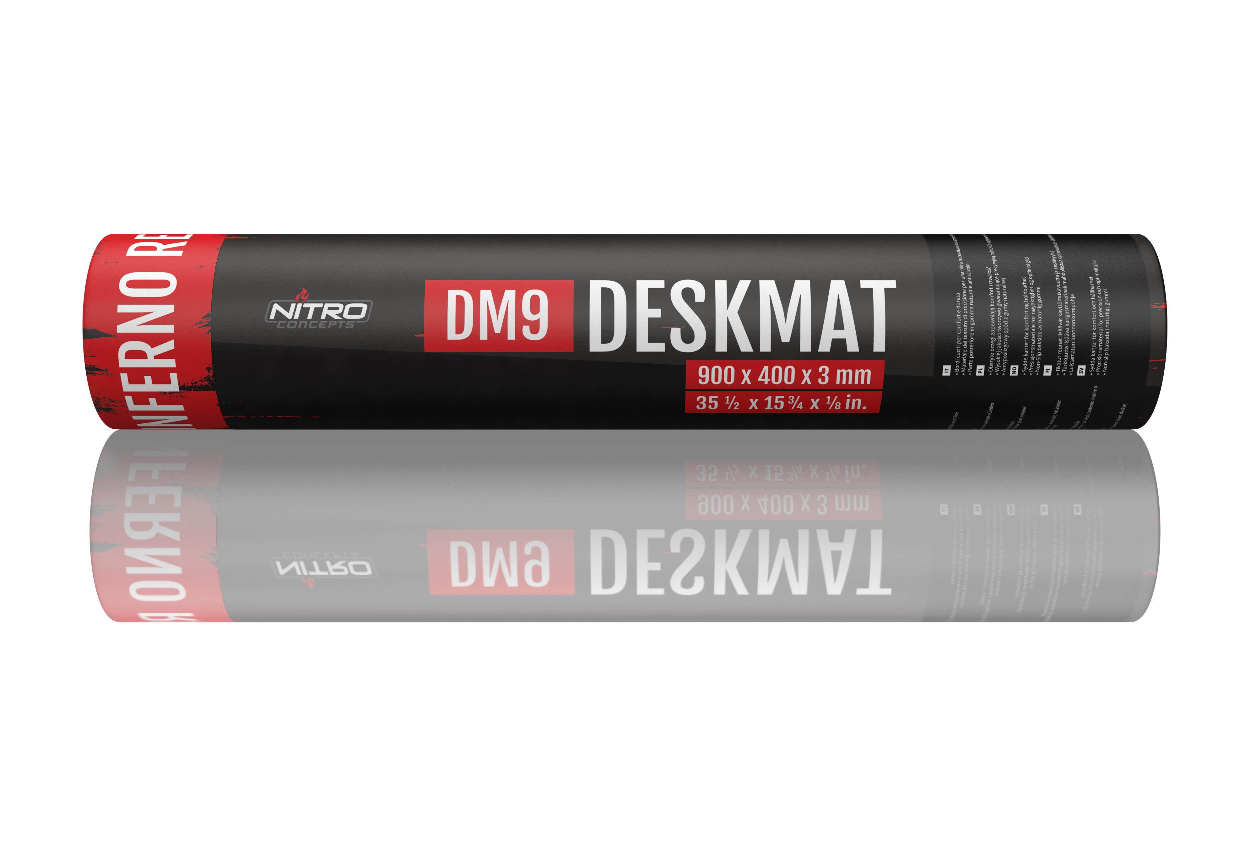 Nitro Concepts Deskmat DM12 &ndash; 1200 X 600 MM &ndash; Inferno Red