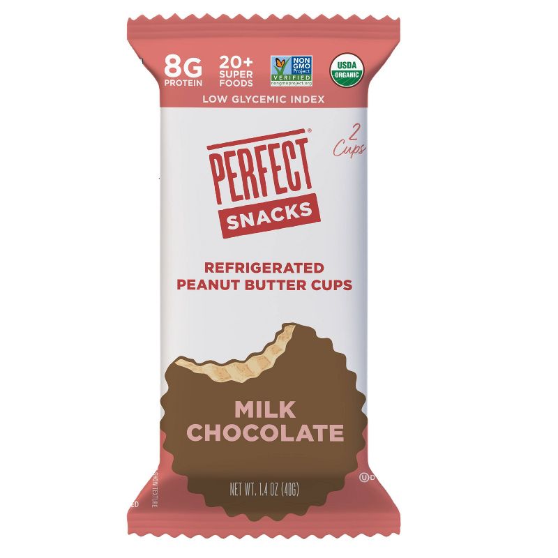 Perfect Snacks Milk Chocolate Peanut Butter Cups - 1.4oz/2pk