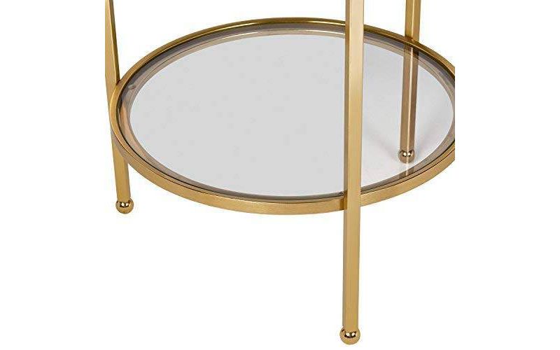 Addison Side Table Gold - Adore Decor