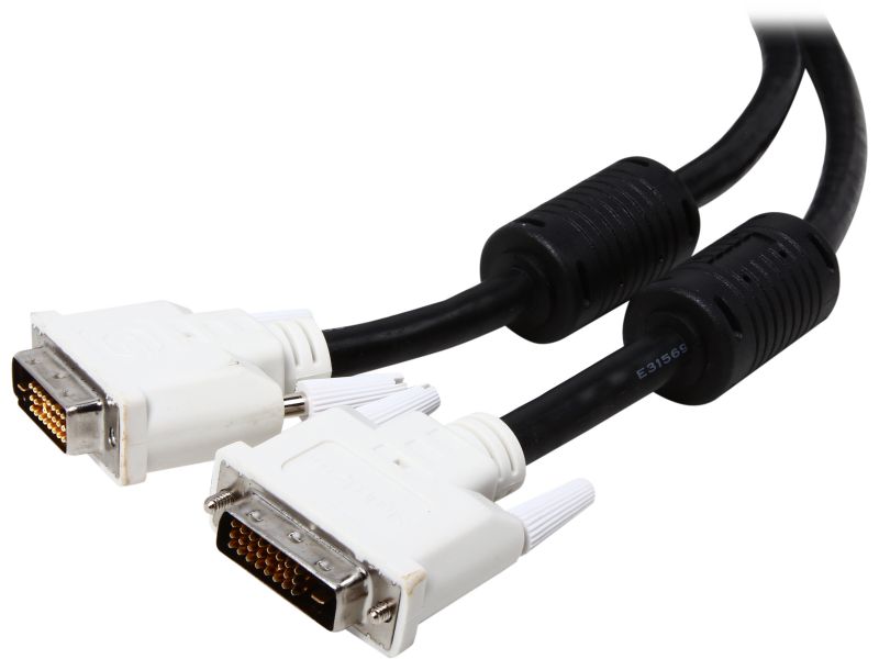 DAT 7321D Black Male to Male One DVI-D to DVI-D Single Link Cable