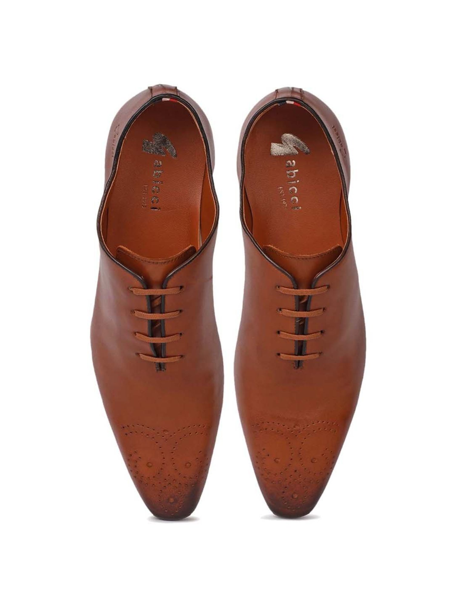 Gabicci Men's Jaguar Tan Oxford Shoes