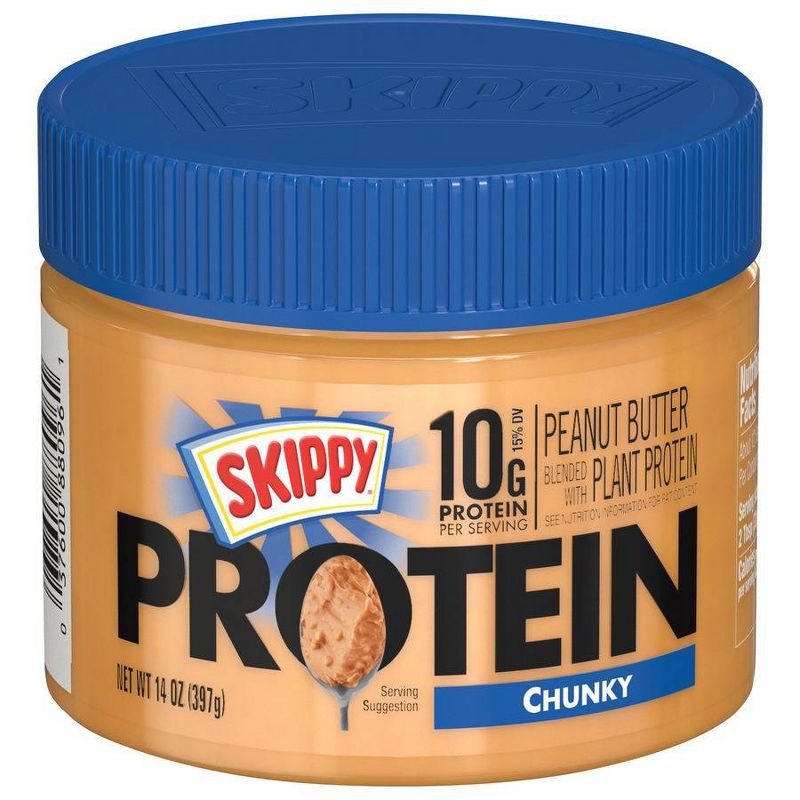 Skippy Peanut Butter Blended with Protein Super Chunk - 14oz