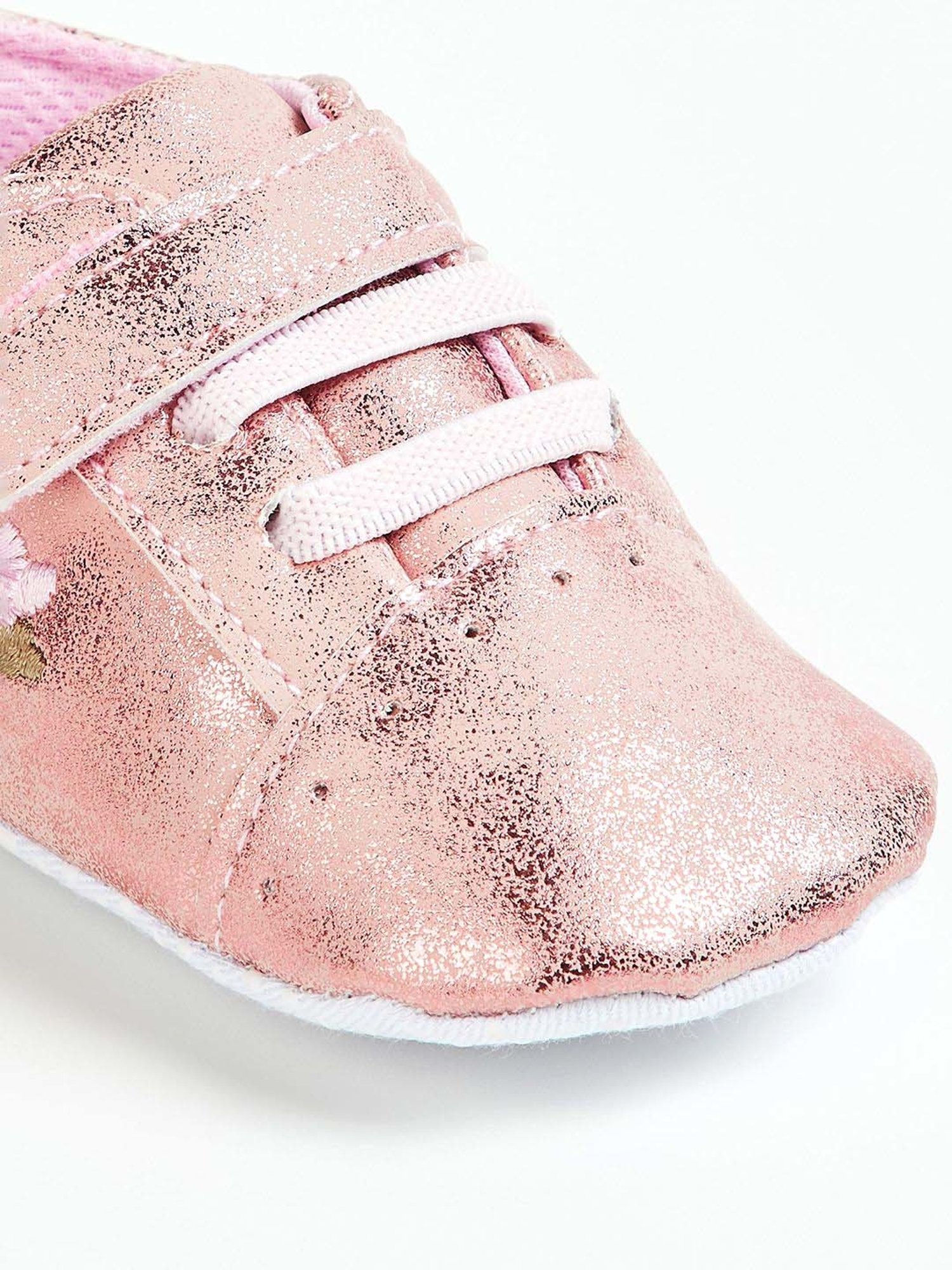 Fame Forever by Lifestyle Kids Rose Gold Velcro Shoes