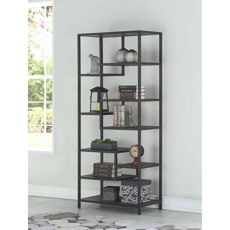 82" Messick Etagere Brown - Treasure Trove Accents