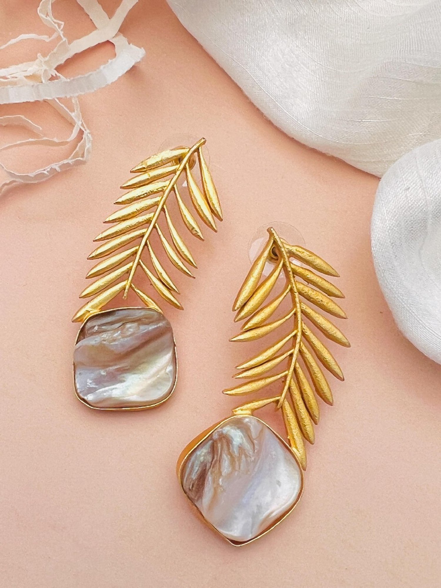 Abdesigns Classic Gold-Plated Earrings