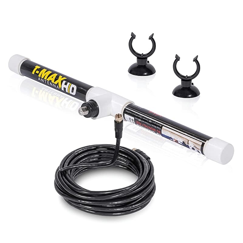 Stick Digital TV Antenna 1080p Antenna TV Digital HD Indoor or Outdoor Signals with 50 to 80 Mile Range with 16ft Long Wire HDTV Antenna Long Range Clear TV Antenna as Seen on Television