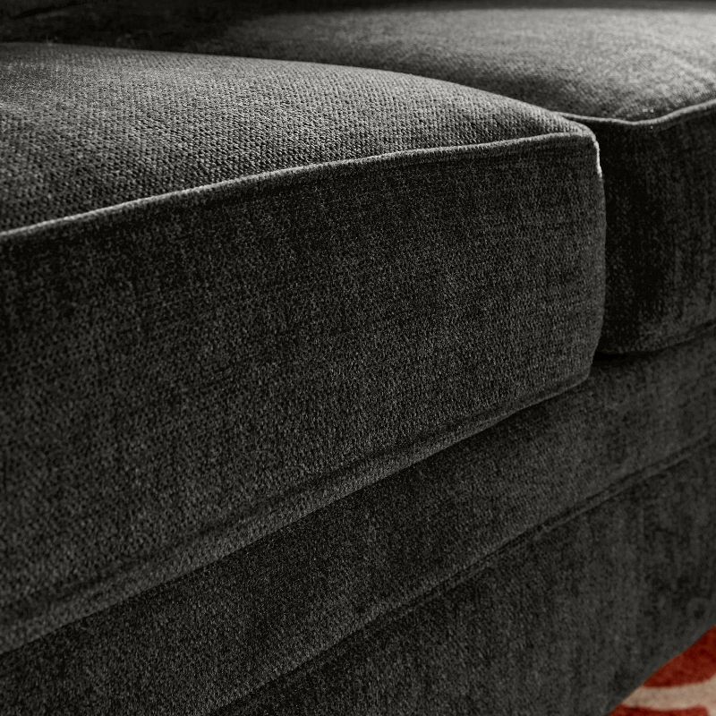 Langston Right Hand Facing Sectional Dark Gray - True Seating