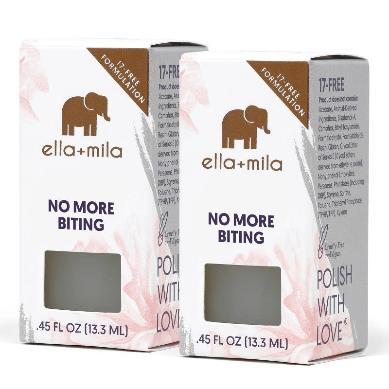 ella+mila Nail Care Treatment - No More Biting - 2pk