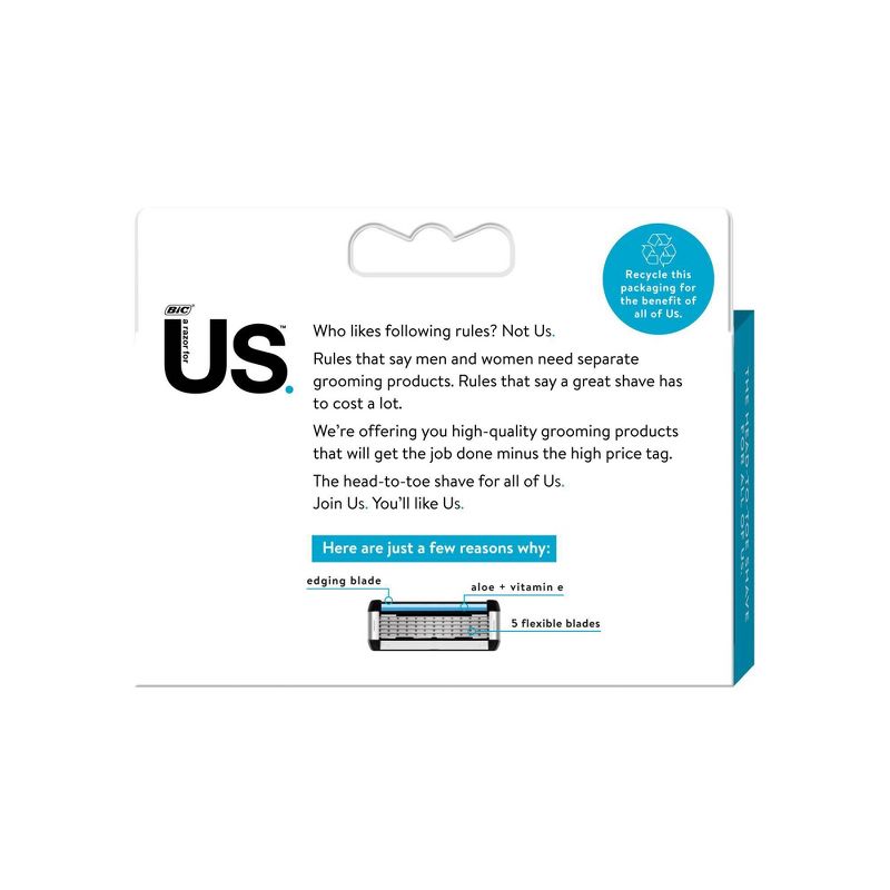 BiC Us. Blade Cartridge Kit - 4ct