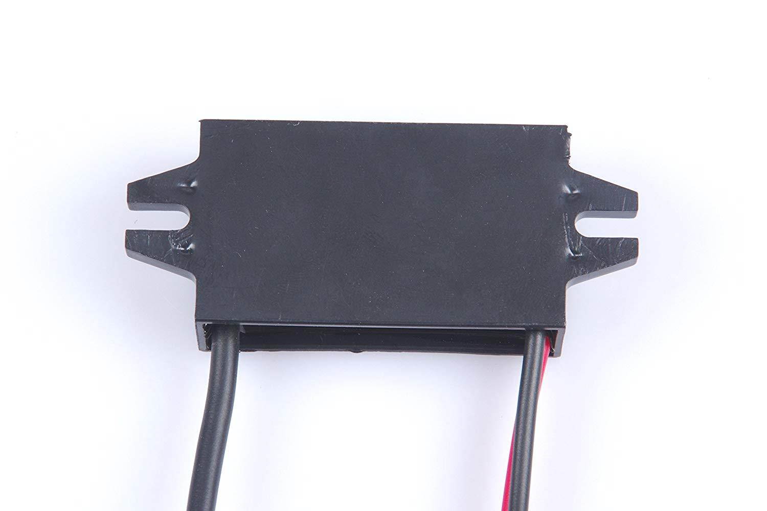 KNACRO DC-DC Convert Step-down power supply module 12V/24V 8~35V to 5V 3A USB female+ mini USB output Waterproof