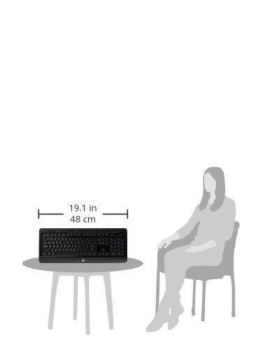 The AZIO by Aluratek Large Print Tri-Color Illuminated USB Keyboard Model (AKBLED01F)