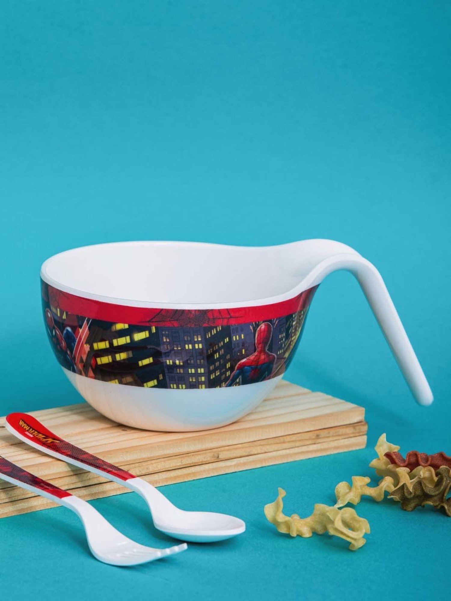 Servewell Spiderman Melamine Maggie Bowl - Set of 3