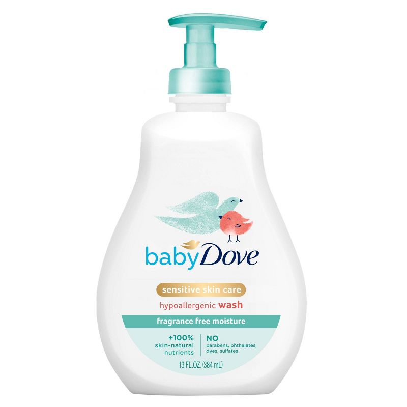 Baby Dove Sensitive Moisture Tip-to-Toe Fragrance-Free Wash - 13oz