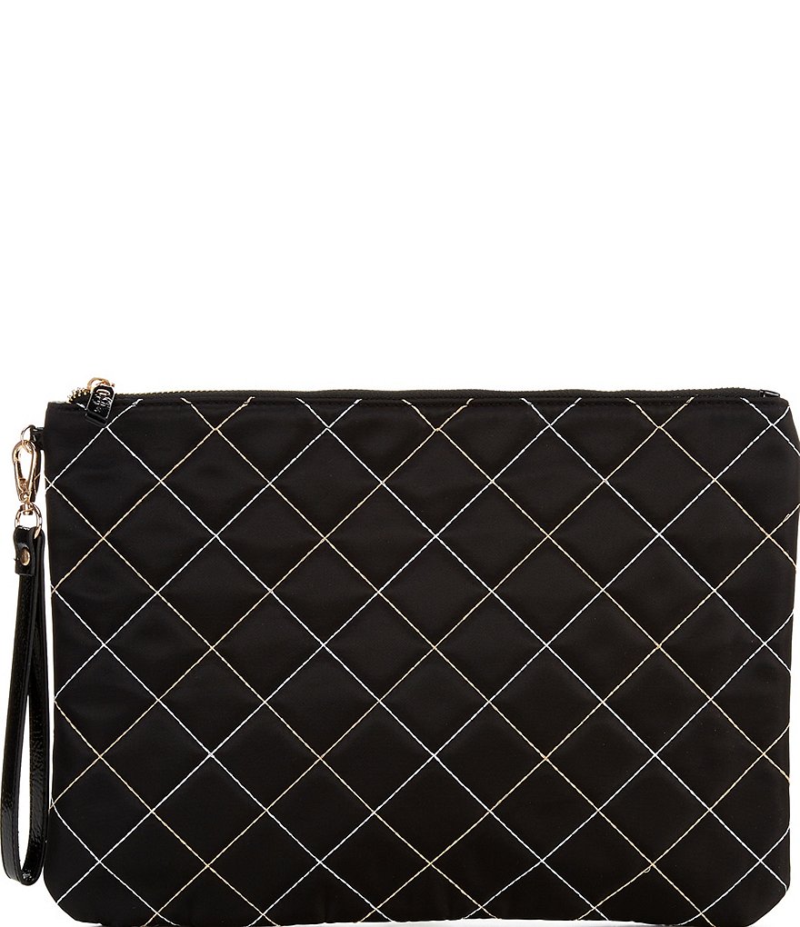 HOBO Link Leather Zip Wristlet