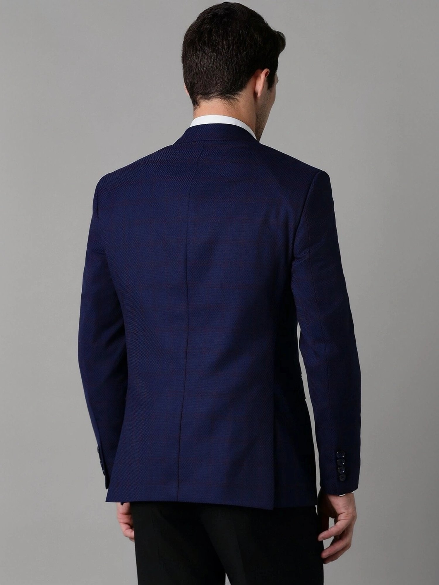 Vastramay Black Regular Fit Blazer