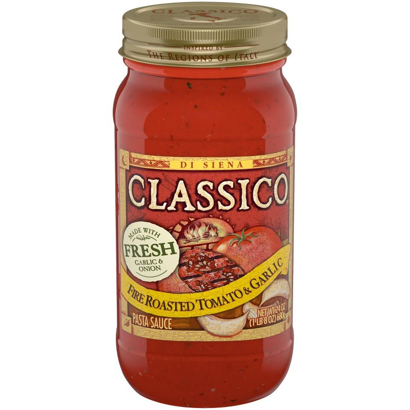 Classico Fire Roasted Tomato & Garlic Pasta Sauce - 24oz