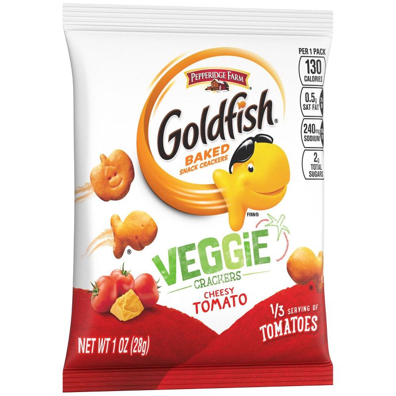 Goldfish Veggie Single Serve Tomato - 1oz