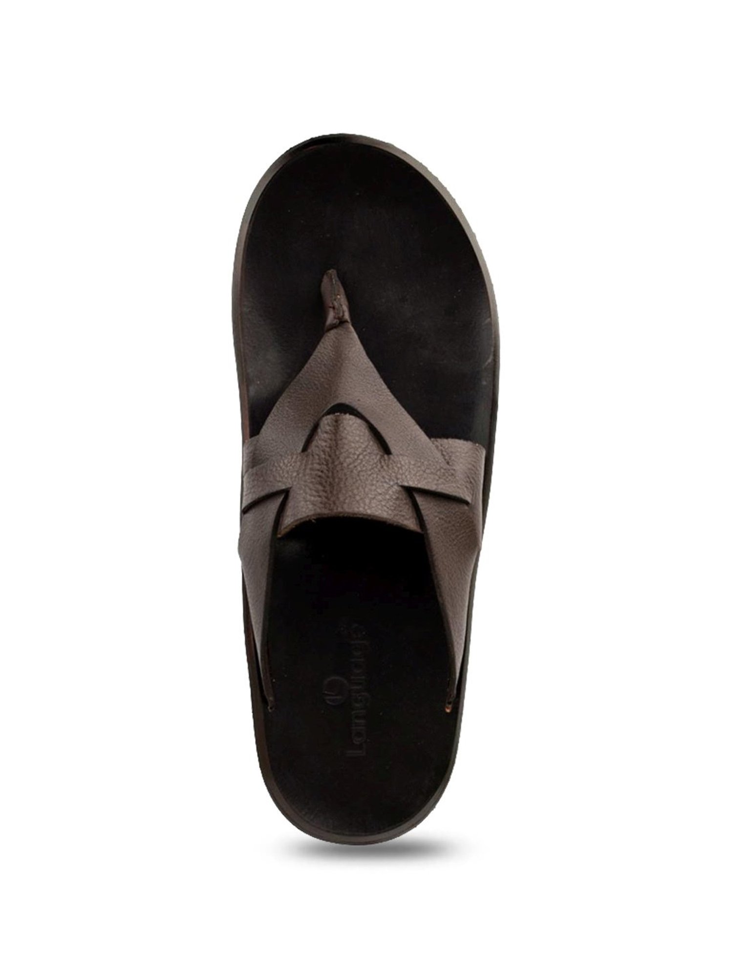 Language Shoes Men's Maven Brown Thong Sandals