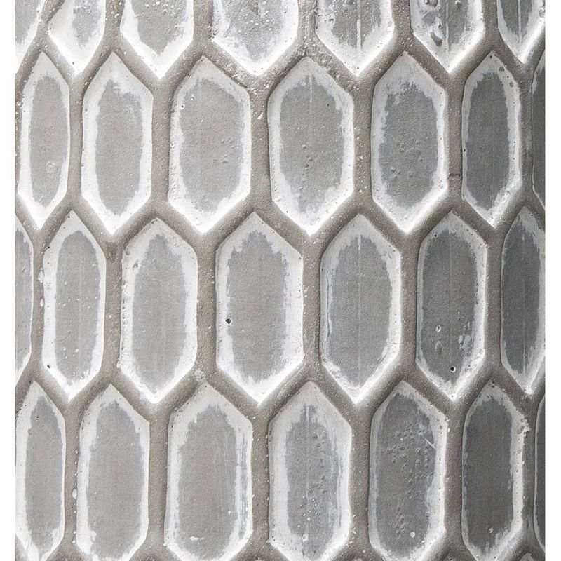 8" Pottery Perfect Concrete Jewel Mini Pendant Concrete - Varaluz