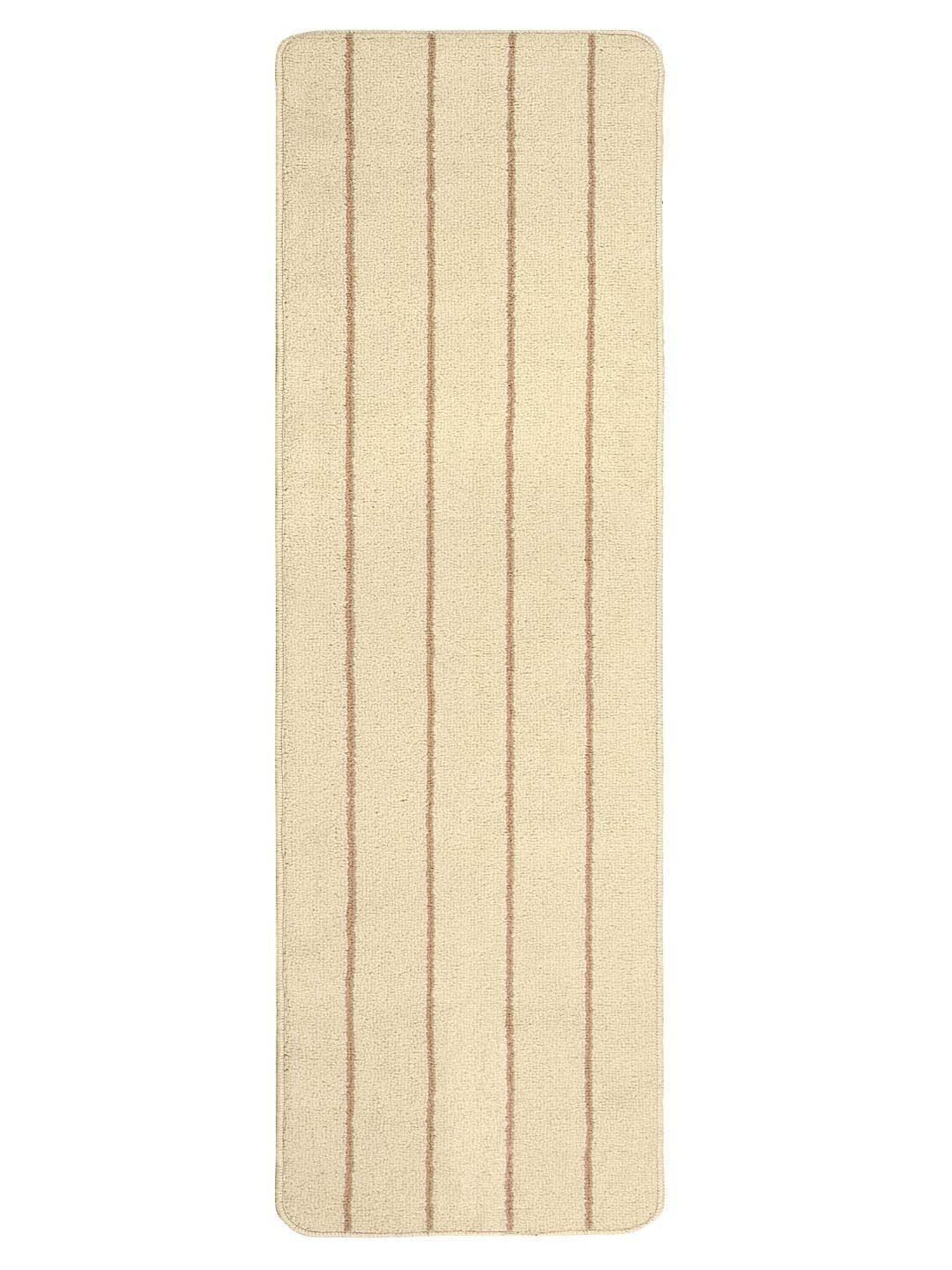 Saral Home Beige & Brown Polyester Runner - Set of 1