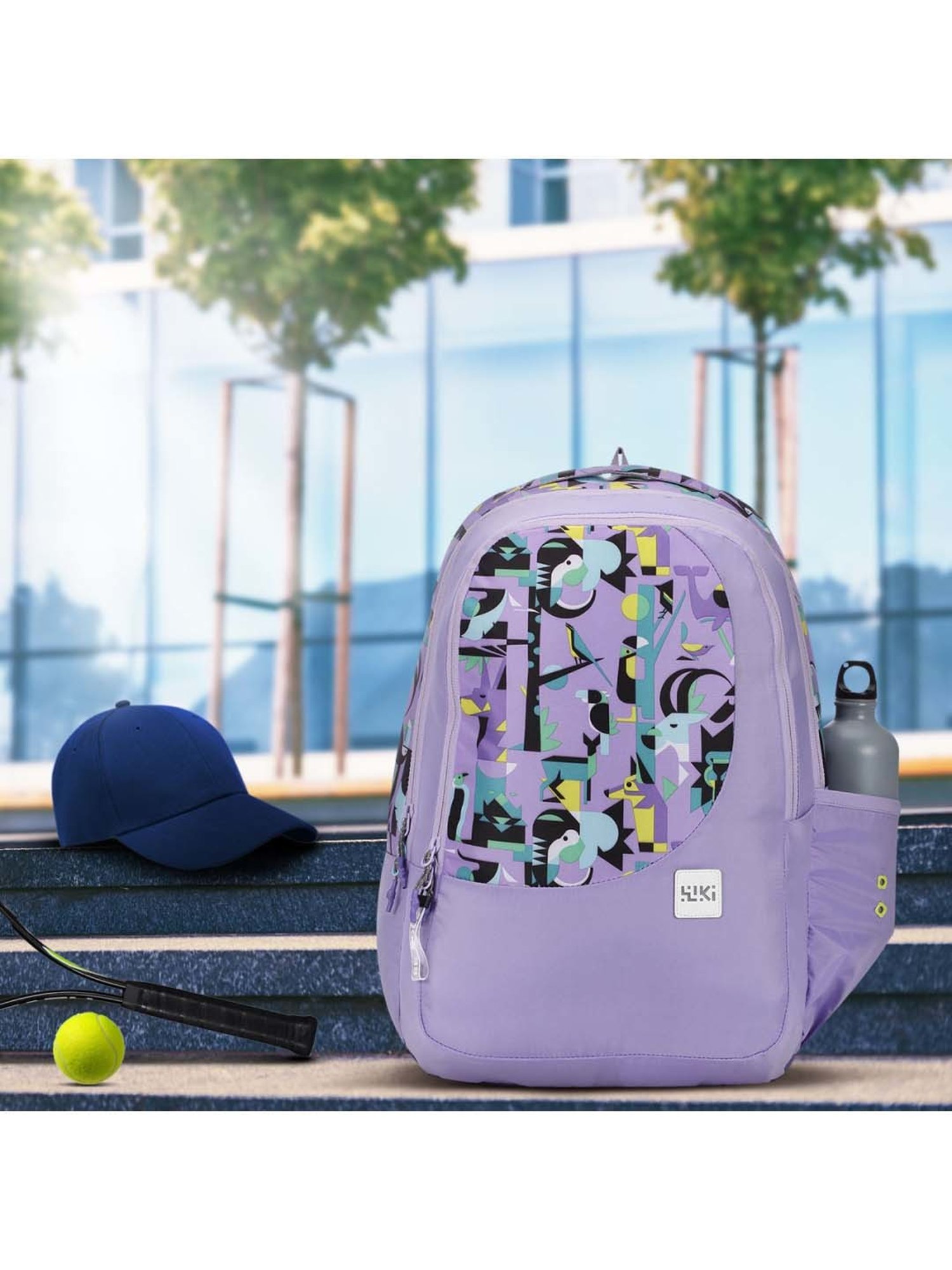 Wiki 29.5 Ltrs Purple Medium Backpack