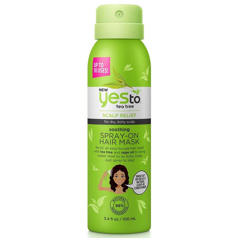 Yes To Tea Tree Soothing Spray-On Hair Mask - 3.4 floz
