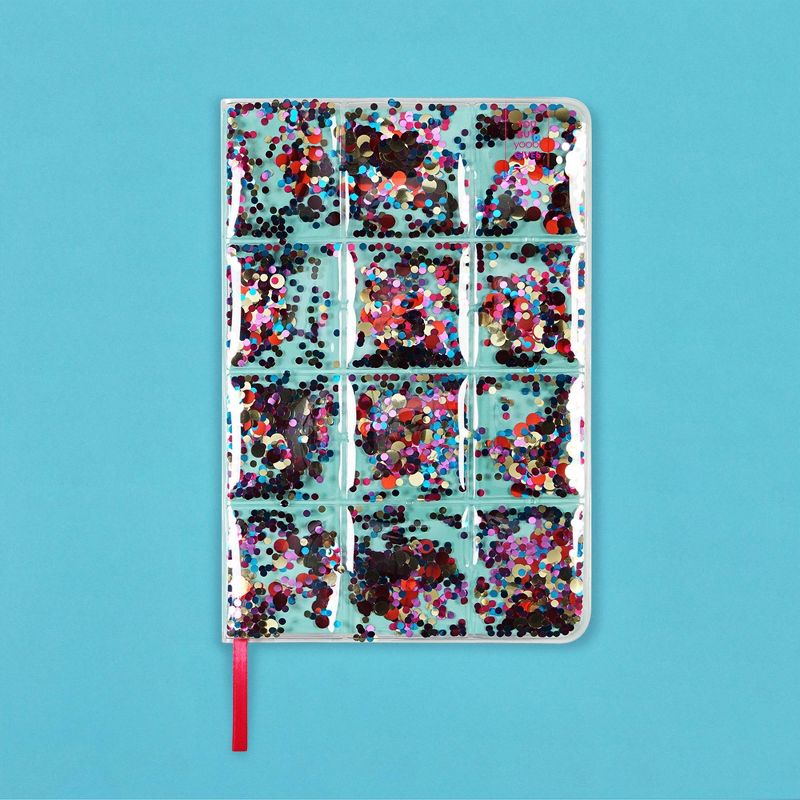 Yoobi™ College Ruled Journal 8"x5.5" Inflated Confetti