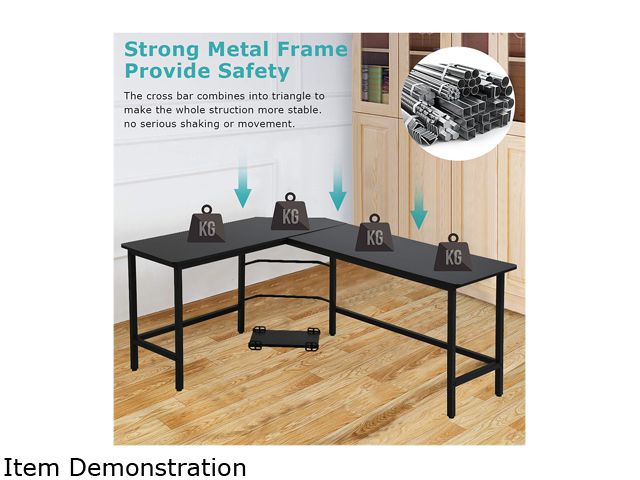 RESPAWN 3000 Gaming Computer Desk - Ergonomic Height Adjustable Gaming Desk, in Blue (RSP-3000-BLU)