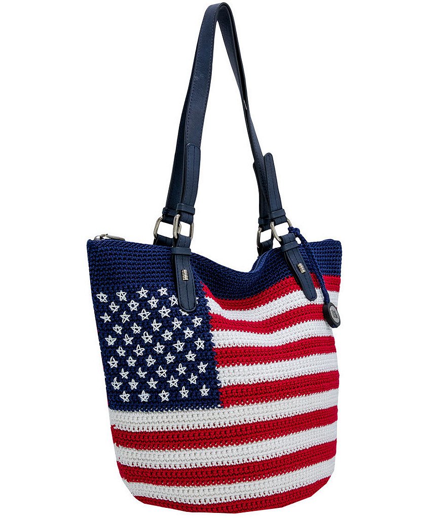 The Sak Silverwood Crochet Gen Shopper Tote Bag