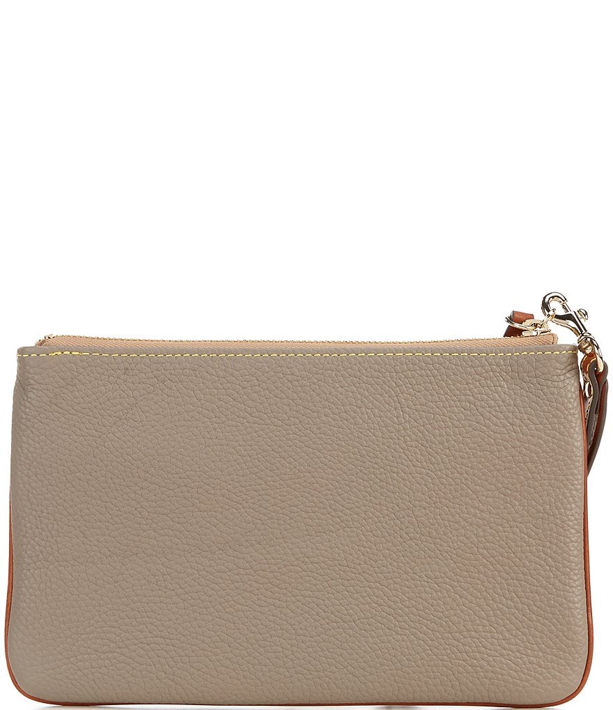 Dooney & Bourke Pebble Collection Large Leather Zippered Wristlet