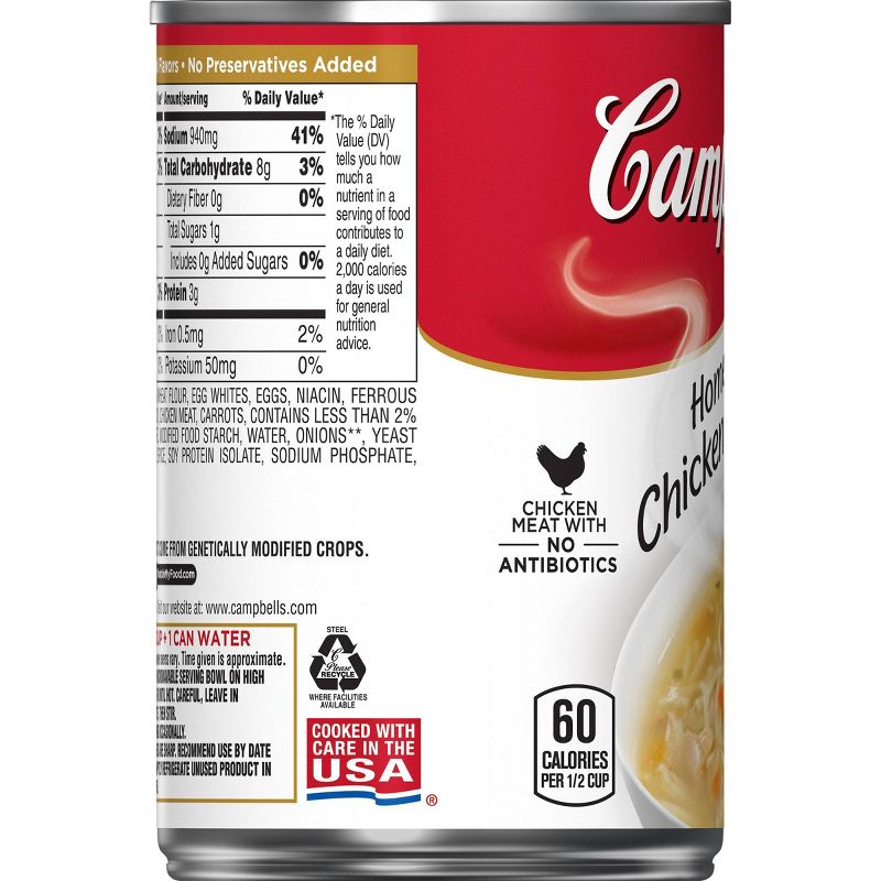 Campbell's Condensed Homestyle Chicken Noodle Soup 10.5oz