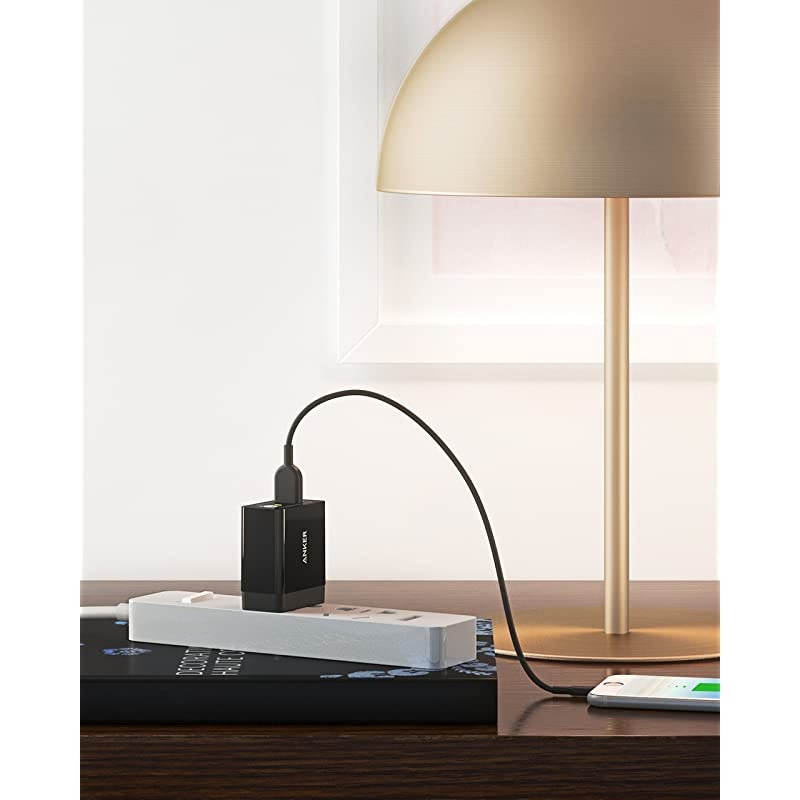 Quick Charge 30  18W 3Amp USB Wall Charger Quick Charge 20 Compatible Powerport+ 1 for  Wireless Charger Galaxy S10eS10S9S8Plus Note 98 LG V40V30+ iPhone iPad and More