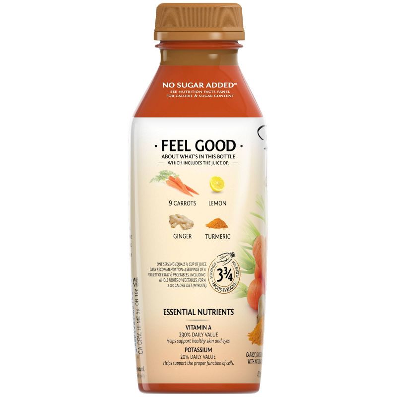 Bolthouse Farms Carrot Ginger Turmeric Juice - 15.2 fl oz
