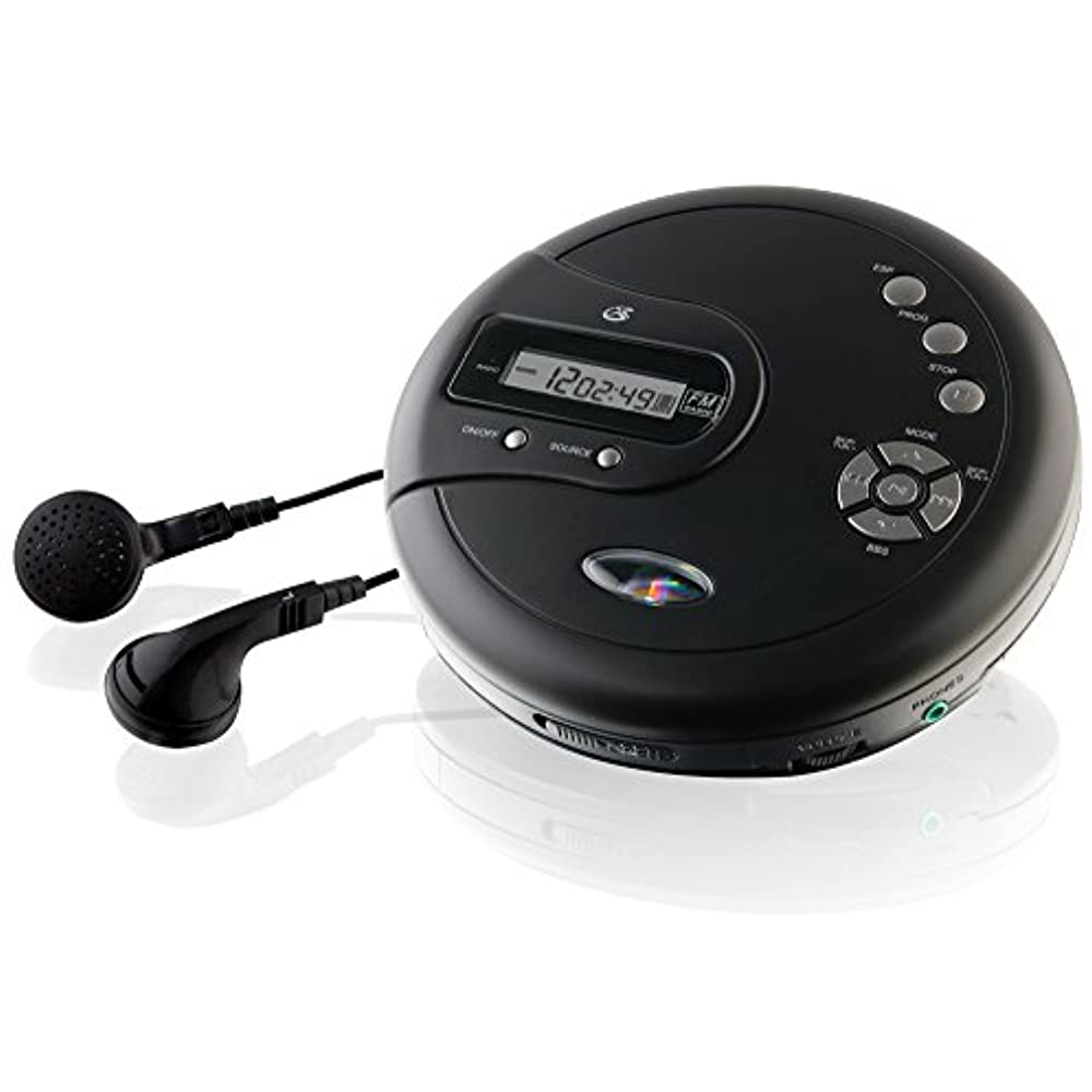 GPX Personal CD Player with Skip Protection PC332B