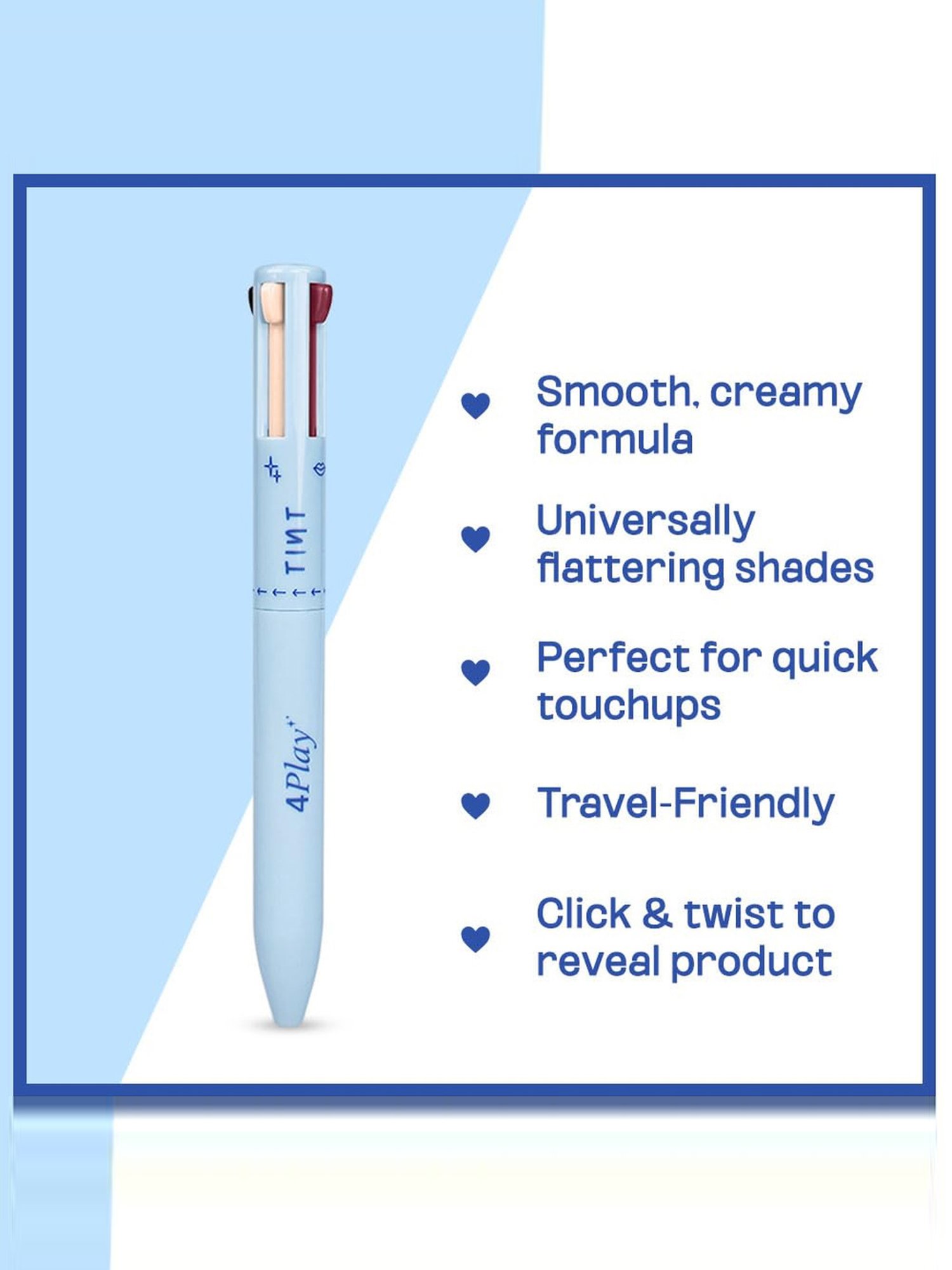 Tint Cosmetics 4 in 1 Makeup Pen Brisk Berry - 8 gm