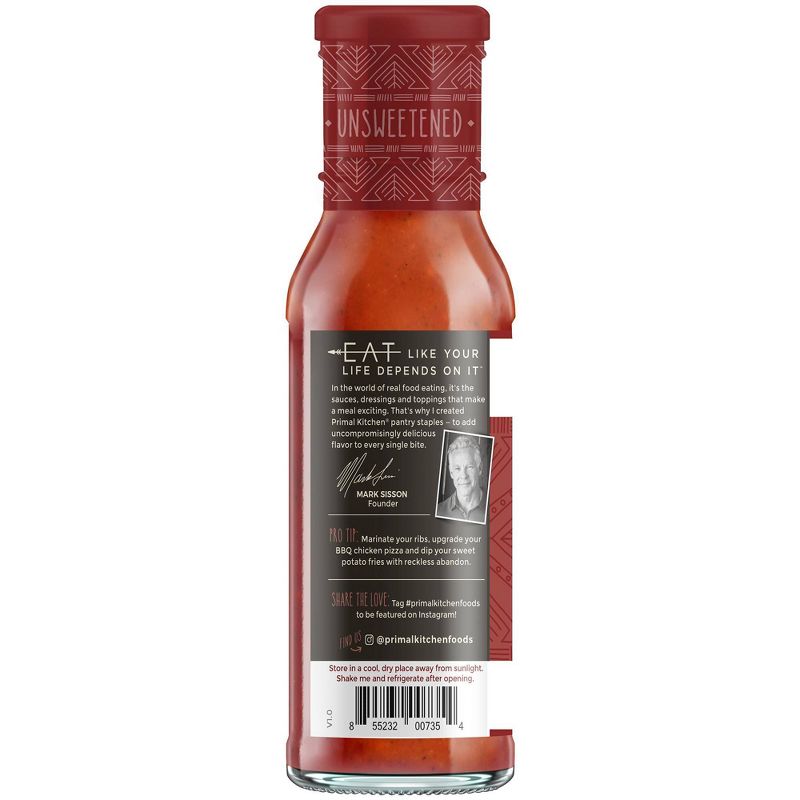 Primal Kitchen Organic and Unsweetened Classic BBQ Sauce - 8.5oz