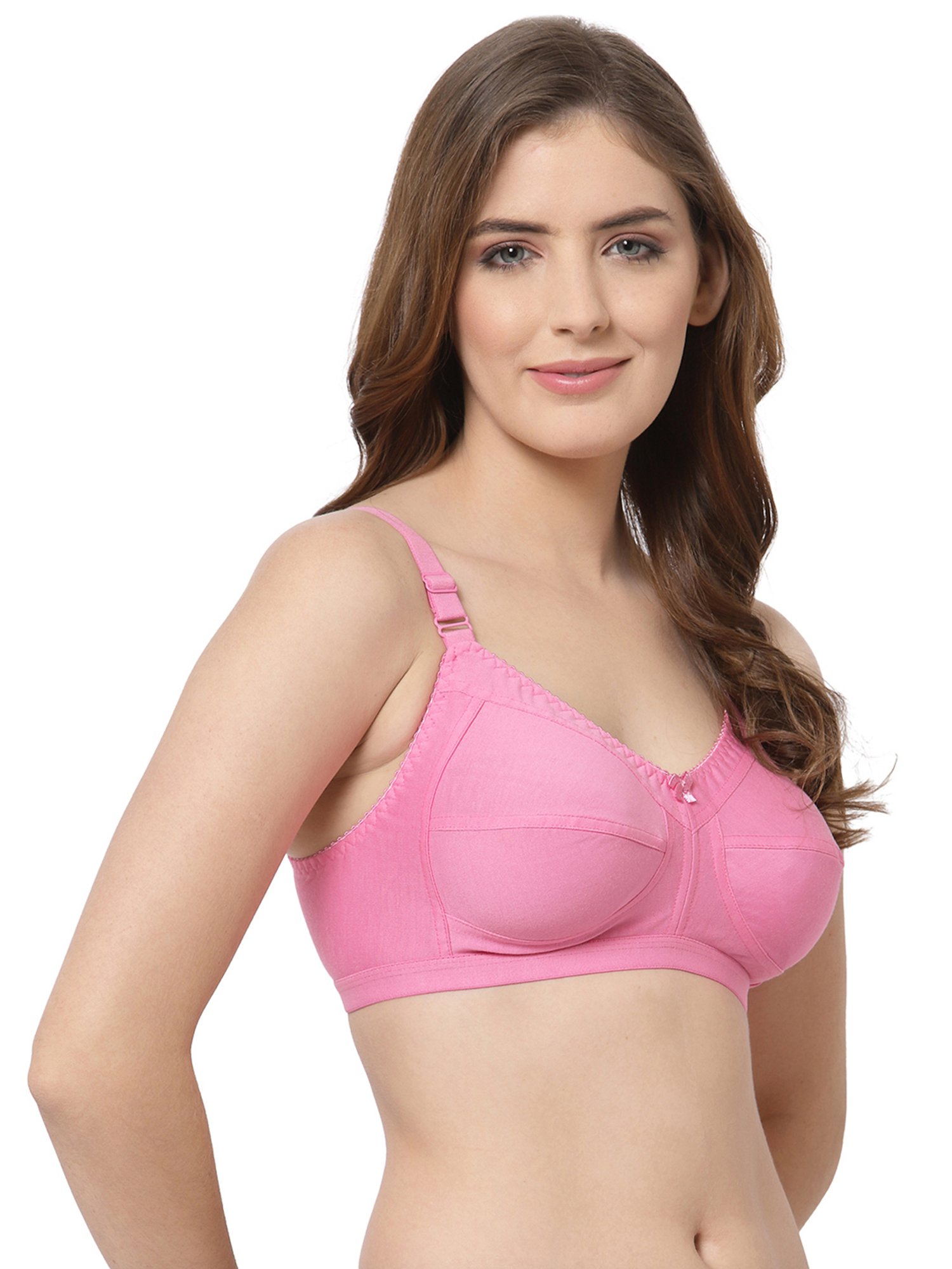 Cukoo Pink Full Coverage Non-Padded Everyday Bra