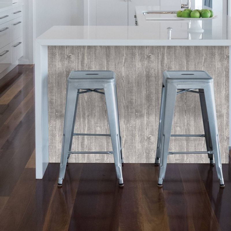 Brewster Portland Wood Peel & Stick Wallpaper