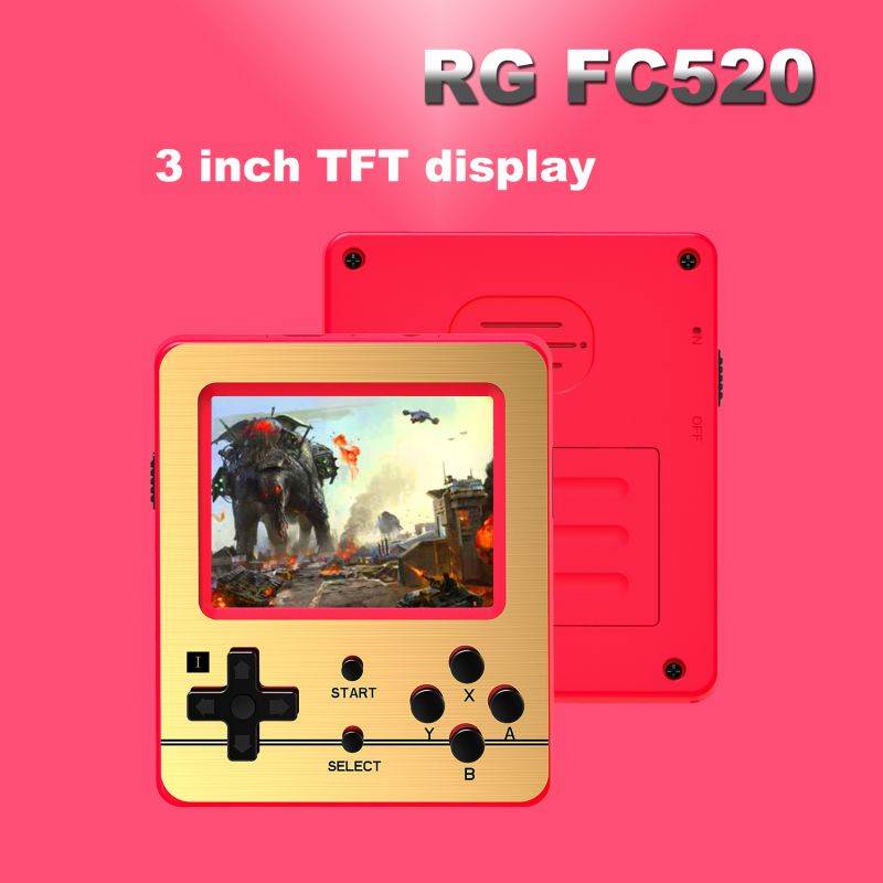Cross border new RG fc520 retro video game console NES handheld game player double play