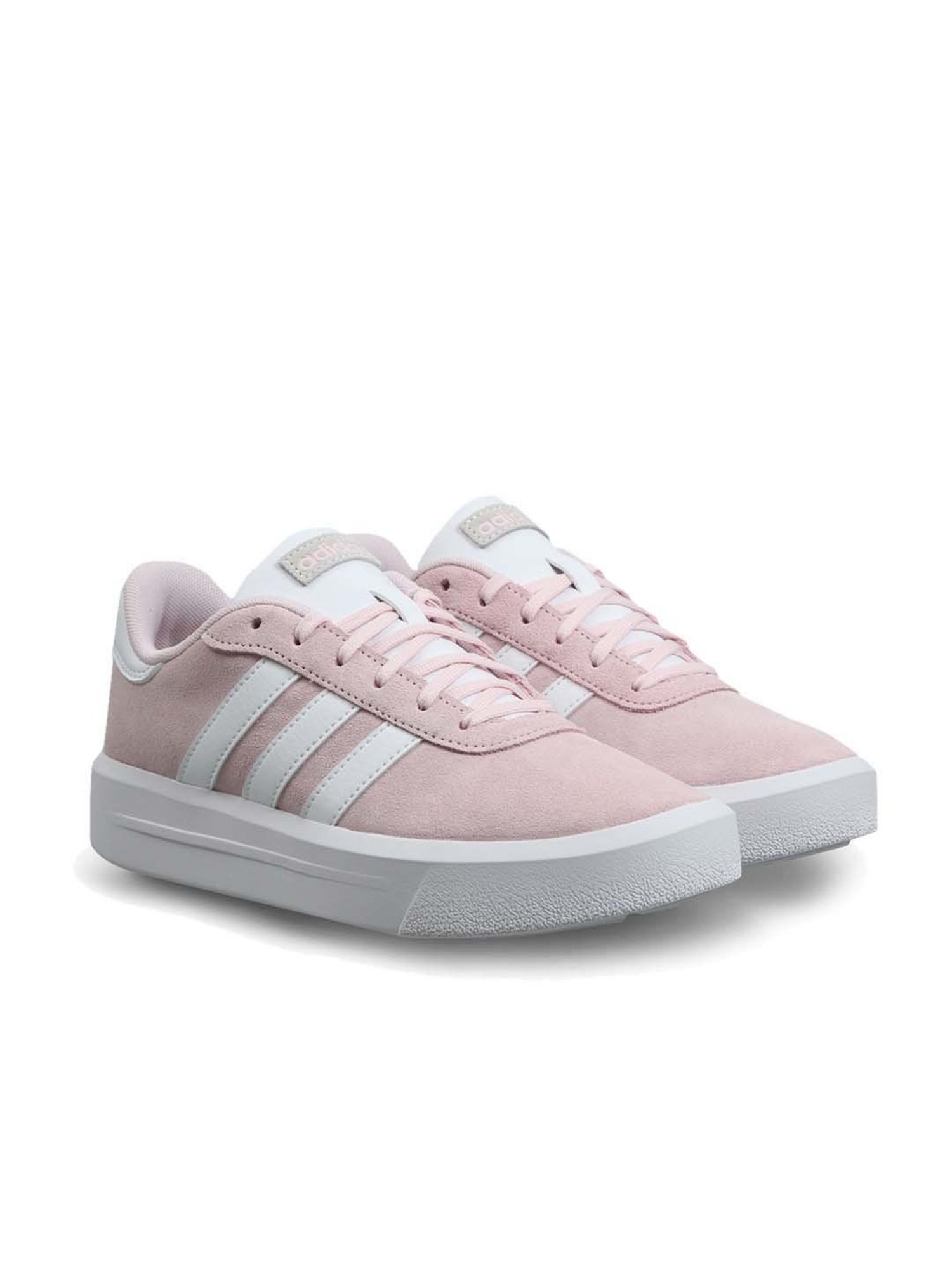 Adidas Women's COURT PLATFORM Pink Skateboarding Shoes