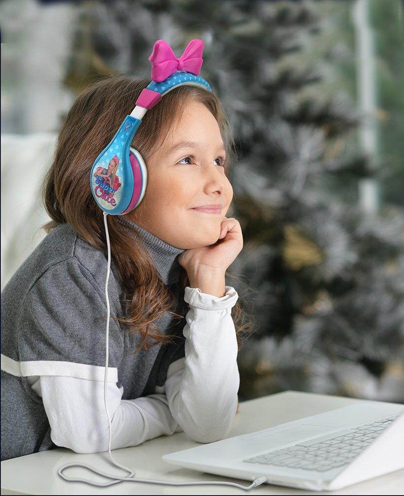 Jojo Siwa Headphones for Kids with Built in Volume Limiting Feature for Kid Friendly Safe Listening