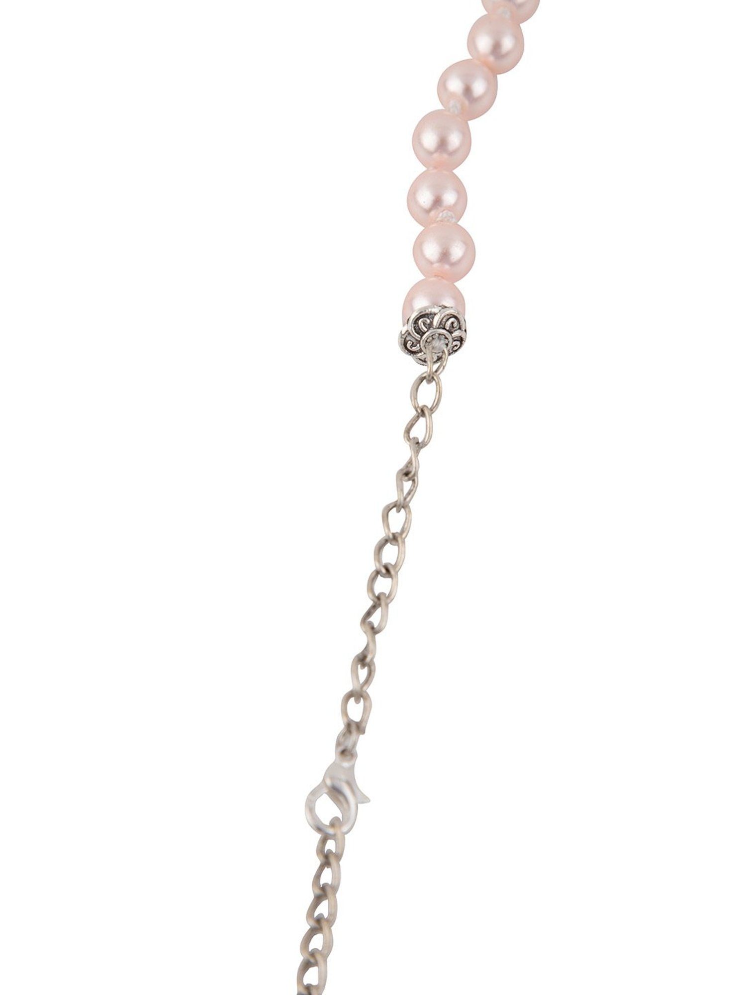 Prita by Priyaasi Peach Pearl Necklace