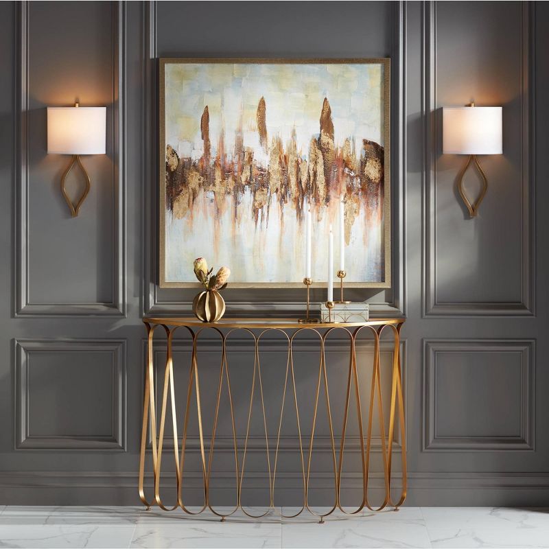 Tella 45 1/8" Wide Gold Console Table