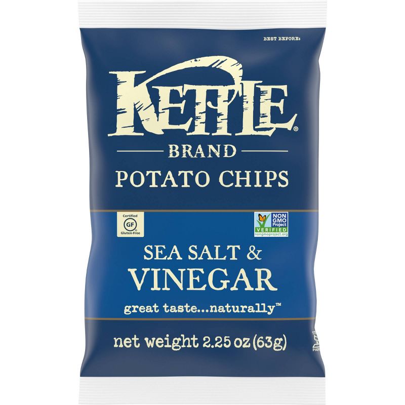 Kettle Sea Salt & Vinegar Potato Chips - 2.25oz