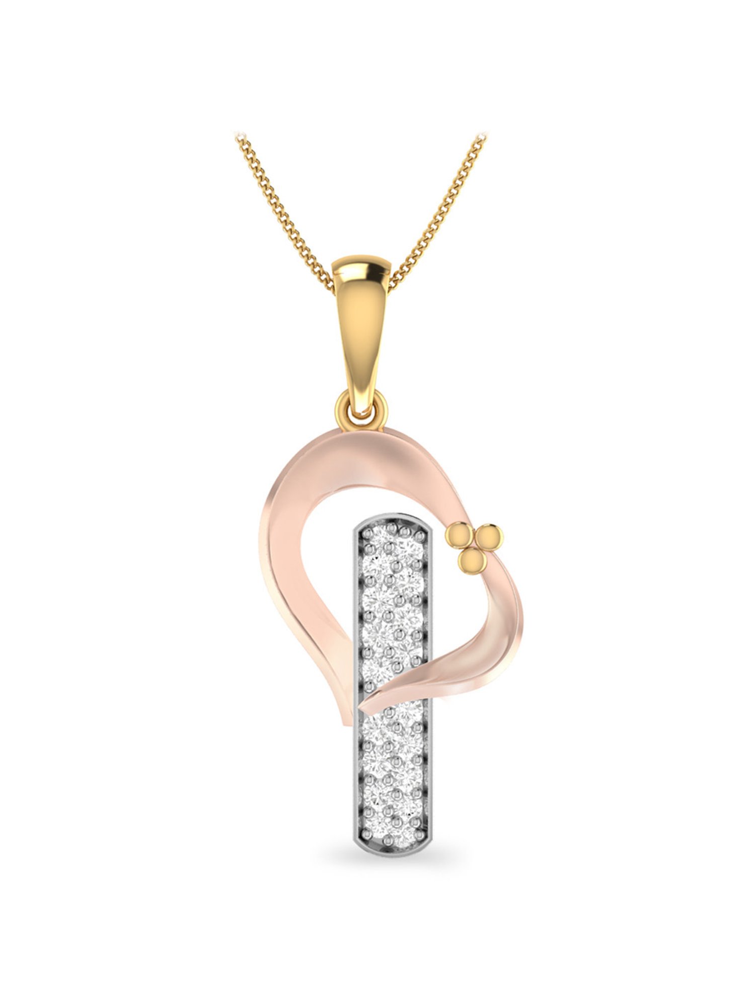 PC Jeweller Kearn 18k Gold Pendant without Chain for Women