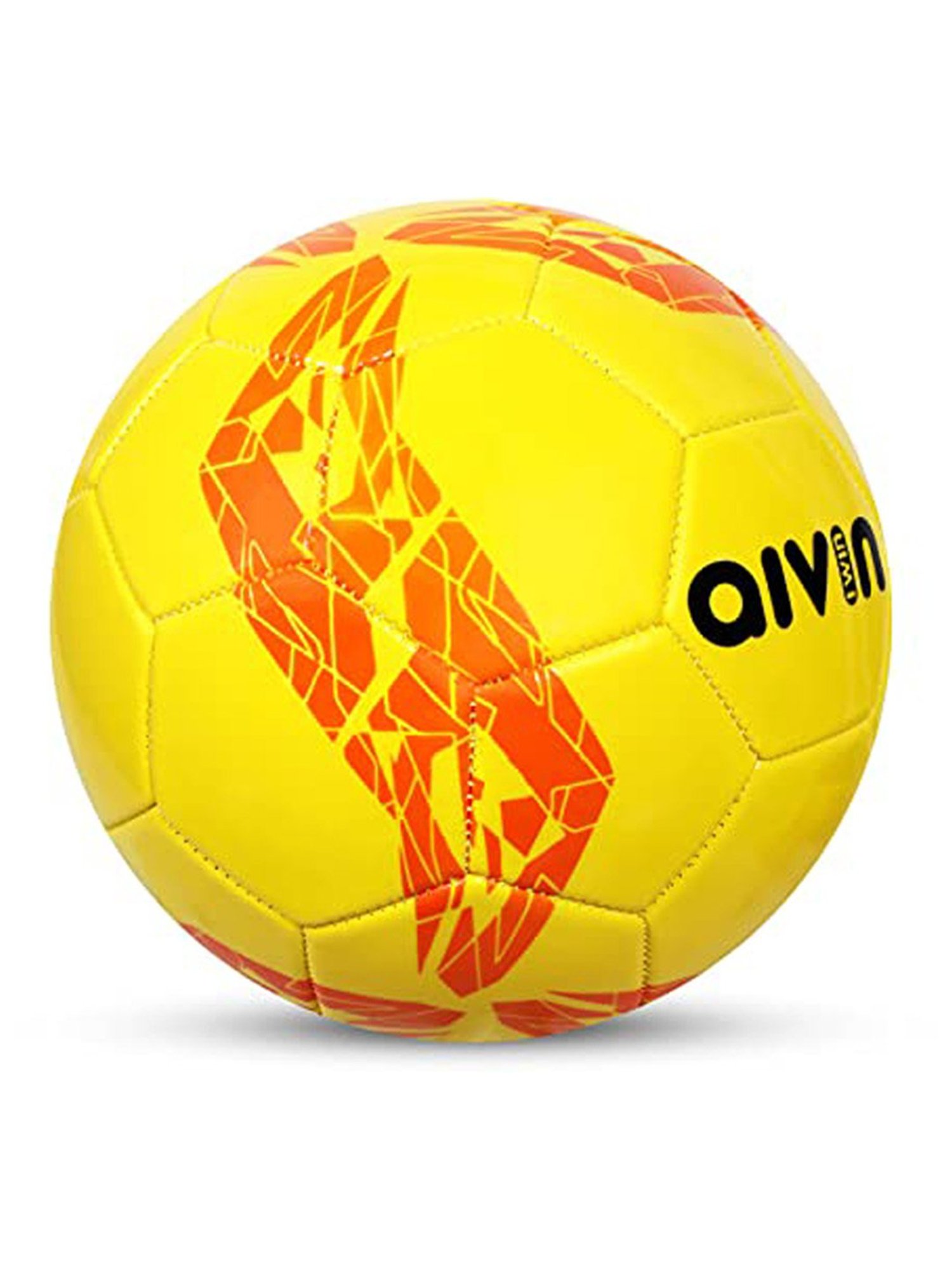 AIVIN Brazil Machine Stitched Football (Yellow) Size - 5