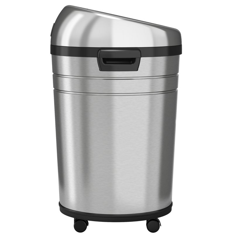 Rubbermaid 8 Quart Traditional Square Top Bedroom, Bathroom, and Office Wastebasket Trash Can, White (2 Pack)