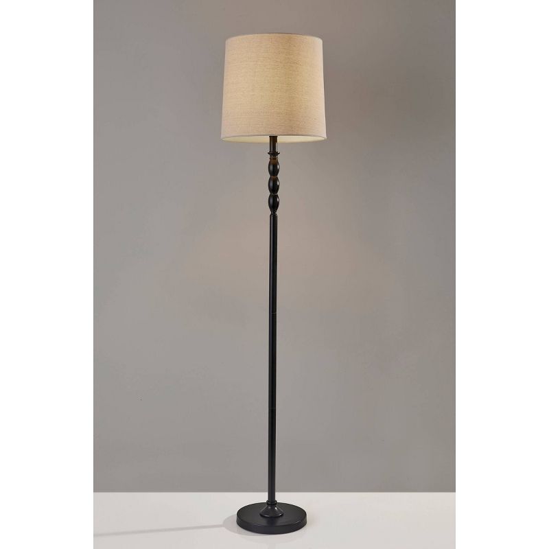 Franklin Iron Works Gentry Oil-Rubbed Bronze Downbridge Arc Floor Lamp